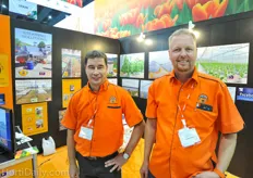 Frank Hermans and Luuk Runia of Malaysian greenhouse supply company Asian Perlite - Greenhouse Solutions Asia.