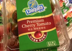 At the fresh produce section, every single item is packed in cellophane wrap, bags or clam shelss. There is not a single veggie of fruit that is for sale as a loose item. Chiquita has many premium tomatoes and leafy greens available.