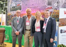 Bert Neeft and Peter Stuyt of the Total Energy Group together with Ton Akkerman and Caroline Feitel of the Dutch Embassy in Washington DC.