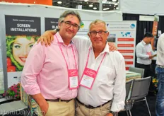 Peter Lexmond of Meteor Systems and Henk Mooij of SPX pumps.