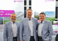 Team Evonik with their new outfits; Michael, Nick and Mike.