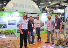 Kick, Arie, Floris, Johan and Ferry of Luiten Greenhouses and KG Systems.
