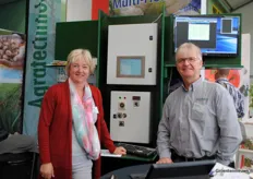 Jan Appelman and Sylvia Neuvel from Agratechniek, active with dry- and storage facilities for the agricultural sector