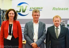 Anneke Scholtes, Jan Voshol and Henry Friesen of JV Energy.