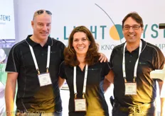 The team from P.L. Light: Ian Hegi, Lisa Jansen van Rensburg and Doug Boyle.