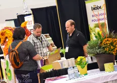The booth from Biobest Canada.