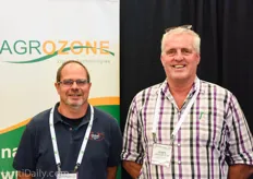 Ray Houweling of Global Hort and John Oosterveld of AgrOzone.