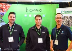 Darryl Dimilo, Kevin Cullum and Bernie Watts of Koppert Canada.