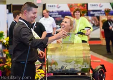 At the end of the trade show, the traditional raffle took place.