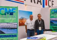 Bernardo Meade and Renaud Josse of French greenhouse constructor CMF.