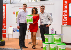 Arend-Jan de Lange, Fuentes Monserrat and Ben Sosef of Royal Brinkman Mexico.