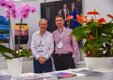 Dutch Agricultural counselor Jean Rummenie with Frank Hoogendoorn of the Dutch Embassy