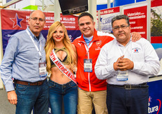 The team from North American Allied greenhouse structures