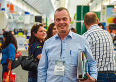 Peter Ollevier of Bonar was visiting the show, but will definitely be exhibiting next year.