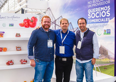 Jeremy Stockwell, Chris Mastronardi and Aristides Guajardo of Double Diamond Farms.