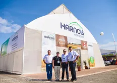 The Harnois crew in front of their new 16.20 meter Luminosa structure.