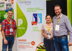 Dave Pinxteren, Georgina Fragoso and Kurt Verhelst of Prayon.