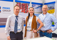 Arjan van der Klaauw of Prins Group together with Norma and Marcel Vyverberg of V-Maxx.