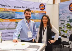 Miguel Sanagustin and Imane Idrissi of Sera greenhouse covers from Turkey.