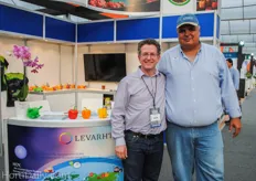 Oscar Woltman, Levarht, and one of the Mexican eggplant growers.