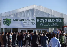 Growtech Eurasia is held annually during the first week of December. As the Antalya Expo Centre has become a bit too small for the show, the event is held partly in these tents adjacent to the Antalya Expo.