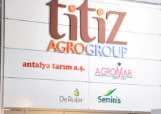 De Ruiter Seeds and Seminis were represented at the booth of the Titiz Agro Group.