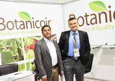Kalum Balasuriya and Onder Ozansoy of UK based coir substrate manufacturer Botanicoir