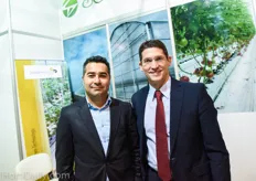Vural Ozdemir of Seratek with Rafael Bolinches of Projar substrates.
