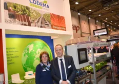 Marja Hulst and Wil Roodbeen at the booth of Codema Systems Group.