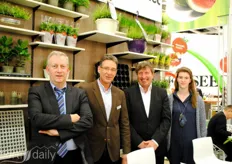 Geert van de Voorde, Wouter Zieck (Desch Plantpak), Mats Lindqvist, Hatec, and Isabel Lauwers, Vegobel