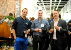 Teun Leenders, Driscoll's with grower Stefan Verpaale and Chris van Eldik, Fruitmasters