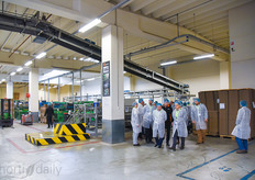 The facility houses eight fully automated box folding machines.