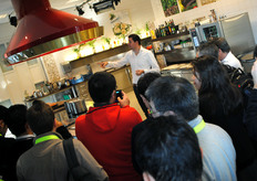 "Stijn explained why they have one of the most extensive kitchens of the Netherlands. "We target chefs and to get the best chefs of the world here, we have to have the best tools. Therefore they want to visit our company and we can introduce them to our products."