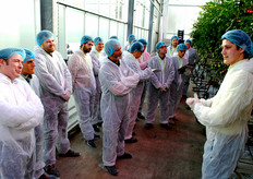 Last stop: Delphy. During this visit the group was split in three and visited the trials inside the Improvement Centre.