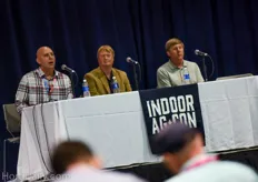 Joe Swartz of American Hydroponics, Neil Mattson of Cornell University and Steve Froelich of CropKing answered questions on the developments in plant biology.