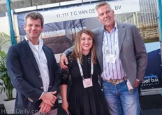 Vincent van den Dool of T.C. Van den Dool, Julie Gilbert of G&V Construction and Arjan van der Meer of AP Holland.