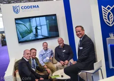 A tea party at the Codema booth.