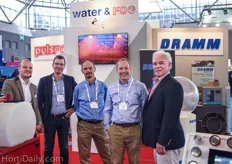 Mathias Stahl and Gunther Fouquet of PulsFOG, Louis Damm and Kurt Becker of Dramm and Andrew Lee of Gloeckner.