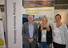 Pieter Foekens of Flora Holland and Jenny Vermeulen and Sanne Booster of Westland Marketing