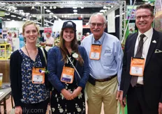 Jenna Bachman and Hannah Maakestad of Longwood Gardens together with Tony Godfrey of Olive Hill Greenhouses and Peter Stuyt of Total Energy