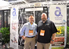 Peter Driver and Randy Nester of HE Anderson chemical injectors.