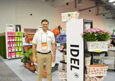 Brando Desideri of Idel. The products of Idel are being distributed by A-Roo in the USA.