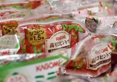 Kagome advertises a ‘High Lycopene’ content on its tomatoes.