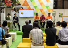 Delphy seminar at the booth of Seiwa.