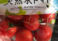 While the European growers try to get rid of their watery image; the Japanese market their products as natural water tomatoes; or are they grown hydroponically?