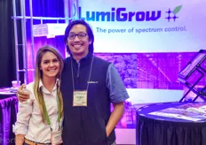 Ashley Veach and George Chan of LumiGrow.