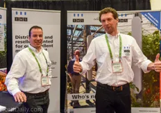 Gertjan Bosman and Jan-Kees Boerman of EMS were present for the first time in Canada to showcase their Ethylene & NOx greenhouse measurement tool.