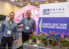 Adam Lagerwerf and Rudy Ouwersloot of Paul Boers and Prins Greenhouses.