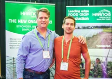 Robert Chave of Harnois together with Jerome Martin of Agrisys.