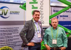 Leon Verkoelen of Berkvens together with Henry Friesen of JV Energy.